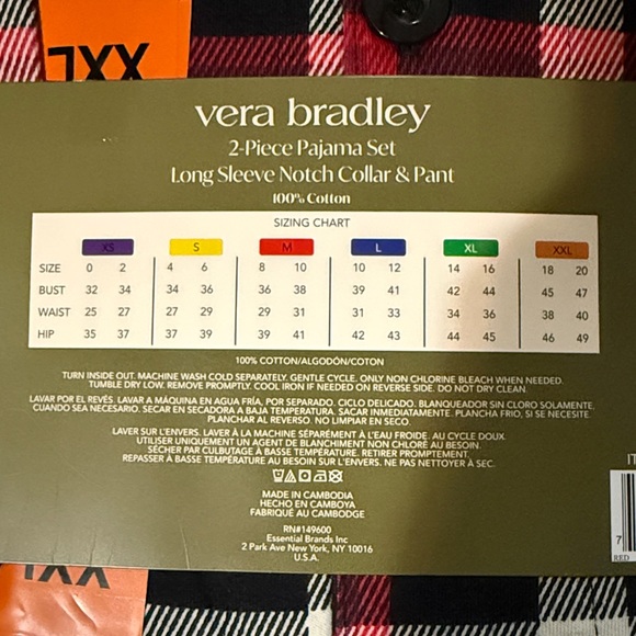 Vera Bradley Pajama Set - Picture 8 of 8